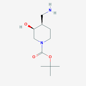 t-Butyl (3S,4R)-4-(aminomethyl)-3-hydroxypiperidine-1-carboxylate