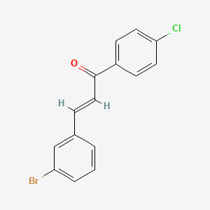 (2E)-3-(3-Bromophenyl)-1-(4-chlorophenyl)prop-2-en-1-one