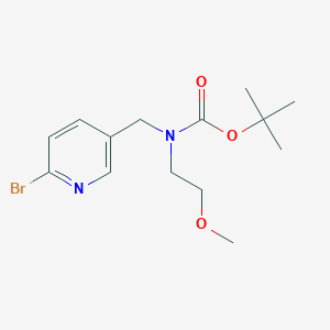 molecular formula C14H21BrN2O3 B6325879 tert-Butyl [(6-Bromopyridin-3-yl)methyl](2-methoxyethyl)carbamate CAS No. 1123837-28-4