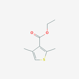 molecular formula C9H12O2S B6325931 Ethyl 2,4-dimethylthiophene-3-carboxylate CAS No. 36382-81-7