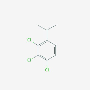 molecular formula C9H9Cl3 B6326043 1,2,3-trichloro-4-propan-2-ylbenzene CAS No. 1858252-03-5