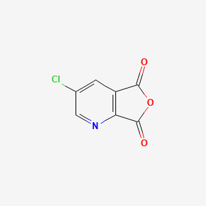 molecular formula C7H2ClNO3 B6326140 3-Chloro-furo[3,4-b]pyridine-5,7-dione CAS No. 98278-86-5
