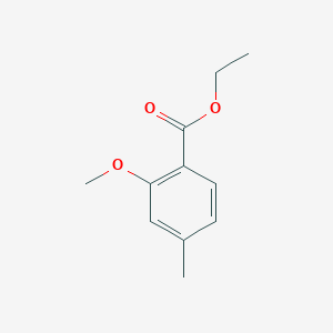 molecular formula C11H14O3 B6326145 Ethyl 2-methoxy-4-methylbenzoate CAS No. 99500-39-7