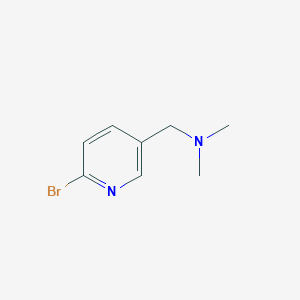 molecular formula C8H11BrN2 B6326177 1-(6-Bromopyridin-3-yl)-N,N-dimethylmethanamine CAS No. 708273-78-3