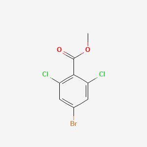 molecular formula C8H5BrCl2O2 B6326198 Methyl 4-bromo-2,6-dichlorobenzoate CAS No. 232275-53-5