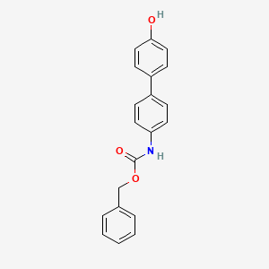 molecular formula C20H17NO3 B6326387 benzyl N-[4-(4-hydroxyphenyl)phenyl]carbamate CAS No. 1261900-43-9