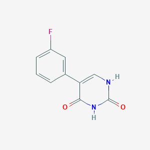 molecular formula C10H7FN2O2 B6326466 5-(3-Fluorophenyl)-2,4(1H,3H)-pyrimidinedione CAS No. 893737-19-4