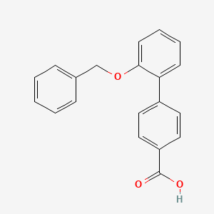 molecular formula C20H16O3 B6326587 2'-(Benzyloxy)[1,1'-biphenyl]-4-carboxylic acid CAS No. 893736-35-1