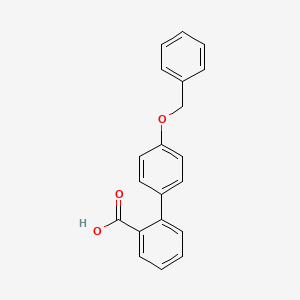 molecular formula C20H16O3 B6326612 4'-(Benzyloxy)[1,1'-biphenyl]-2-carboxylic acid CAS No. 167627-28-3