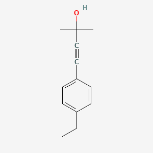 molecular formula C13H16O B6326624 4-(4-Ethylphenyl)-2-methylbut-3-yn-2-ol CAS No. 155105-68-3
