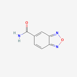 molecular formula C7H5N3O2 B6326638 Benzo[c][1,2,5]oxadiazole-5-carboxamide CAS No. 1344682-47-8
