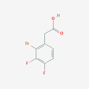 molecular formula C8H5BrF2O2 B6326670 2-(2-Bromo-3,4-difluorophenyl)acetic acid CAS No. 1780785-72-9