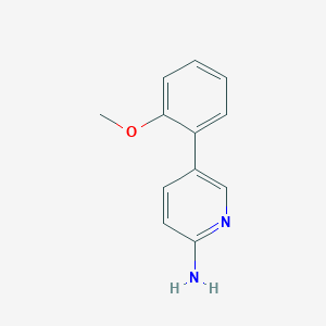 molecular formula C12H12N2O B6326697 5-(2-Methoxyphenyl)pyridin-2-amine CAS No. 866620-24-8