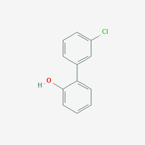 molecular formula C12H9ClO B6326739 2-(3-Chlorophenyl)phenol CAS No. 249291-09-6