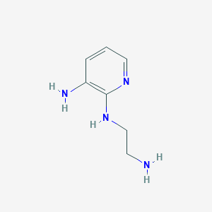 molecular formula C7H12N4 B6326837 N2-(2-aminoethyl)pyridine-2,3-diamine CAS No. 1247630-86-9