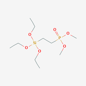 molecular formula C10H25O6PSi B6326843 Phosphonic acid, P-[2-(triethoxysilyl)ethyl]-, dimethyl ester CAS No. 17940-10-2