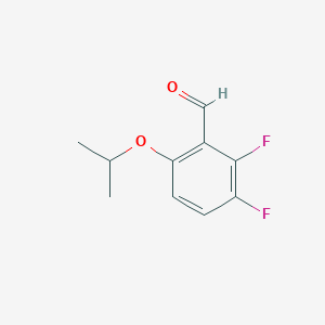 molecular formula C10H10F2O2 B6326973 2,3-Difluoro-6-isopropoxybenzaldehyde CAS No. 949026-89-5