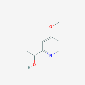 molecular formula C8H11NO2 B6327201 1-(4-Methoxypyridin-2-YL)ethan-1-OL CAS No. 105552-58-7