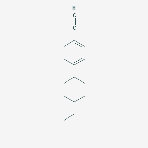 B063273 1-Ethynyl-4-(4-propylcyclohexyl)benzene CAS No. 167858-58-4