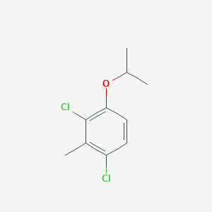 molecular formula C10H12Cl2O B6327327 1,3-Dichloro-4-isopropoxy-2-methylbenzene CAS No. 2624417-21-4