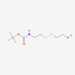 molecular formula C9H19NO3S2 B6327355 Boc-NH-SS-OH CAS No. 877864-07-8