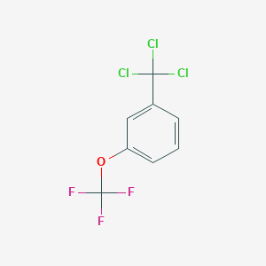 molecular formula C8H4Cl3F3O B6327385 3-(Trifluoromethoxy)benzotrichloride CAS No. 93632-86-1