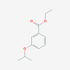 molecular formula C12H16O3 B6327402 3-Isopropoxybenzoic acid ethyl ester CAS No. 205045-49-4