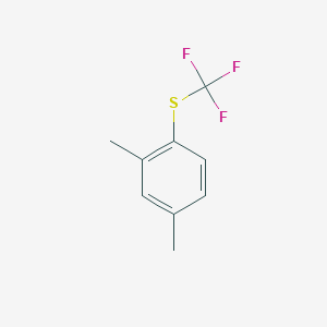 molecular formula C9H9F3S B6327442 2,4-Dimethyl(trifluoromethylthio)benzene CAS No. 1894718-69-4