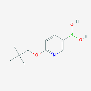 molecular formula C10H16BNO3 B6327484 6-(Neopentyloxy)pyridine-3-boronic acid CAS No. 1028748-91-5