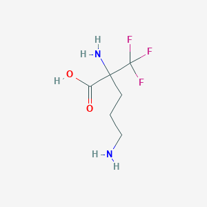 molecular formula C6H11F3N2O2 B6327490 2-(Trifluoromethyl)ornithine CAS No. 195196-08-8