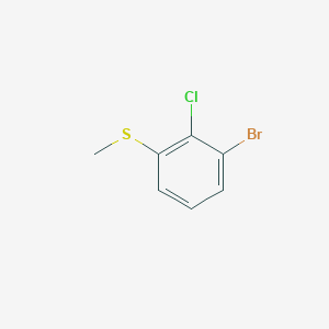1-Bromo-2-chloro-3-(methylsulfanyl)benzene
