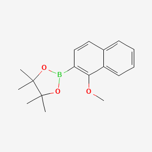 2-(1-Methoxy-2-naphthalenyl)-4,4,5,5-tetramethyl-1,3,2-dioxaborolane