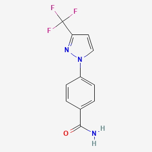 4-(3-Trifluoromethyl-pyrazol-1-yl)-benzamide