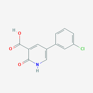 5-(3-Chlorophenyl)-2-hydroxynicotinic acid, 95%