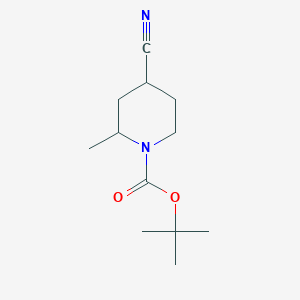 tert-Butyl 4-cyano-2-methylpiperidine-1-carboxylate