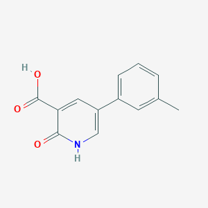 2-Hydroxy-5-(3-methylphenyl)nicotinic acid, 95%