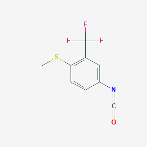 4-Methylthio-3-trifluoromethyl-phenylisocyanate