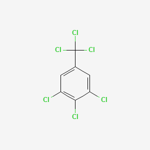 molecular formula C7H2Cl6 B6327722 1,2,3-Trichloro-5-(trichloromethyl)benzene CAS No. 66682-07-3