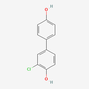 molecular formula C12H9ClO2 B6327733 2-Chloro-4-(4-hydroxyphenyl)phenol CAS No. 53905-34-3
