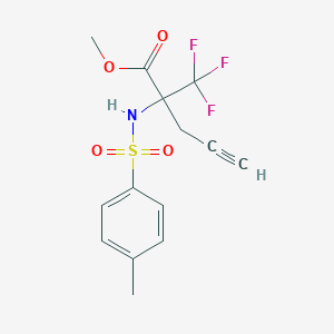 molecular formula C14H14F3NO4S B6328010 MFCD07779894 CAS No. 929616-35-3
