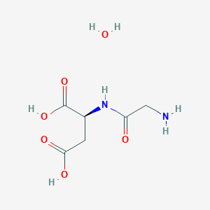 molecular formula C6H12N2O6 B6328101 Glycyl-L-aspartic Acid Monohydrate CAS No. 1366384-20-4