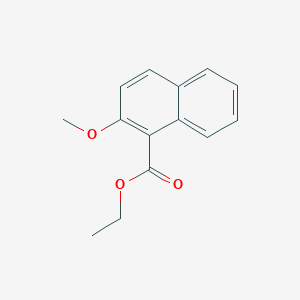 molecular formula C14H14O3 B6328108 Ethyl 2-methoxynaphthalene-1-carboxylate CAS No. 501356-23-6