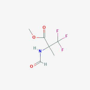 molecular formula C6H8F3NO3 B6328170 Methyl 3,3,3-trifluoro-2-(formylamino)-2-methylpropanoate CAS No. 154617-29-5