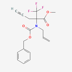 molecular formula C18H18F3NO4 B6328188 MFCD07779897 CAS No. 1262416-04-5