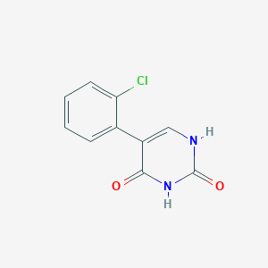 molecular formula C10H7ClN2O2 B6328300 5-(2-chlorophenyl)pyrimidine-2,4(1H,3H)-dione CAS No. 830346-36-6