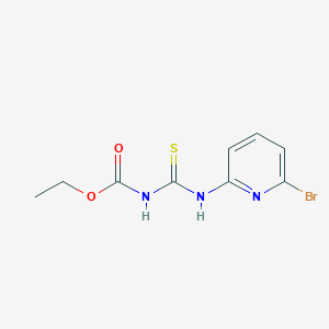 molecular formula C9H10BrN3O2S B6328311 ethyl (6-Bromo-pyridin-2-ylamino)carbonothioylcarbamate CAS No. 1010120-59-8