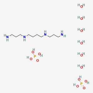 molecular formula C10H44N4O14P2 B6328336 Spermine Phosphate Hexahydrate CAS No. 58298-97-8