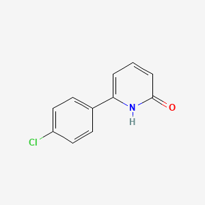 molecular formula C11H8ClNO B6328338 6-(4-Chlorophenyl)-2-hydroxypyridine CAS No. 154476-86-5