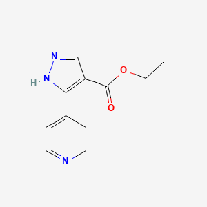 molecular formula C11H15N3O2 B6328363 Ethyl 5-(pyridin-4-yl)-1H-pyrazole-4-carboxylate CAS No. 911462-21-0