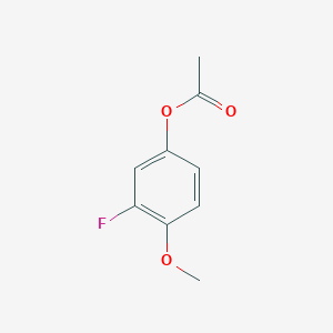molecular formula C9H9FO3 B6328415 (3-fluoro-4-methoxyphenyl) acetate CAS No. 946833-20-1
